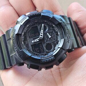 Casio G Shock Protection Men Wristwatch Analog Digital Dual Time Sport Watch